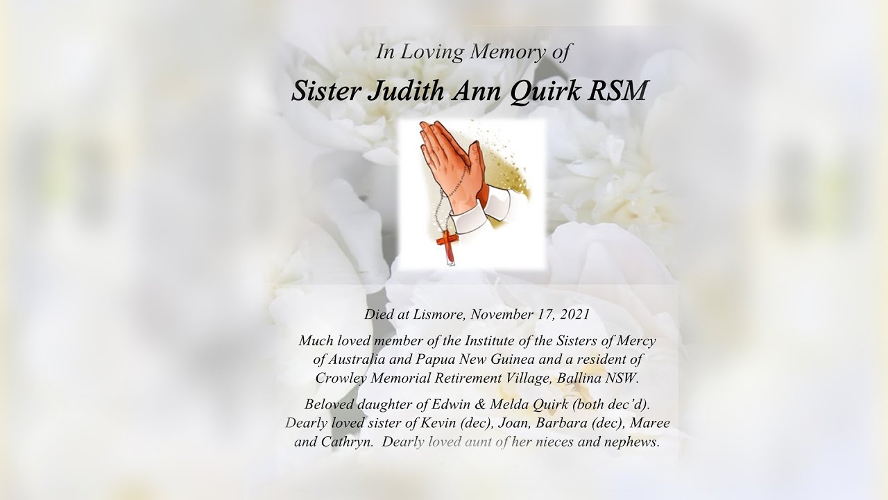 Sister Judith Ann Quirk