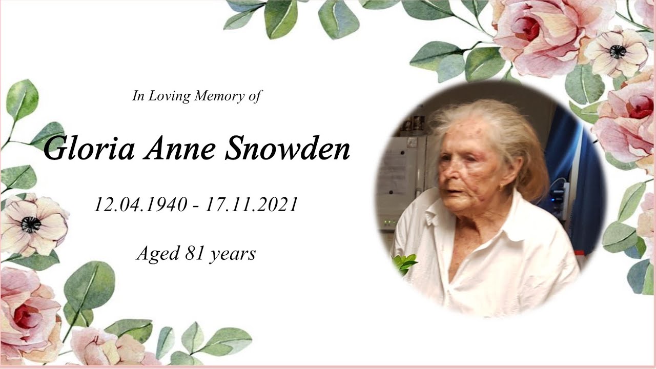 Gloria Anne Snowden