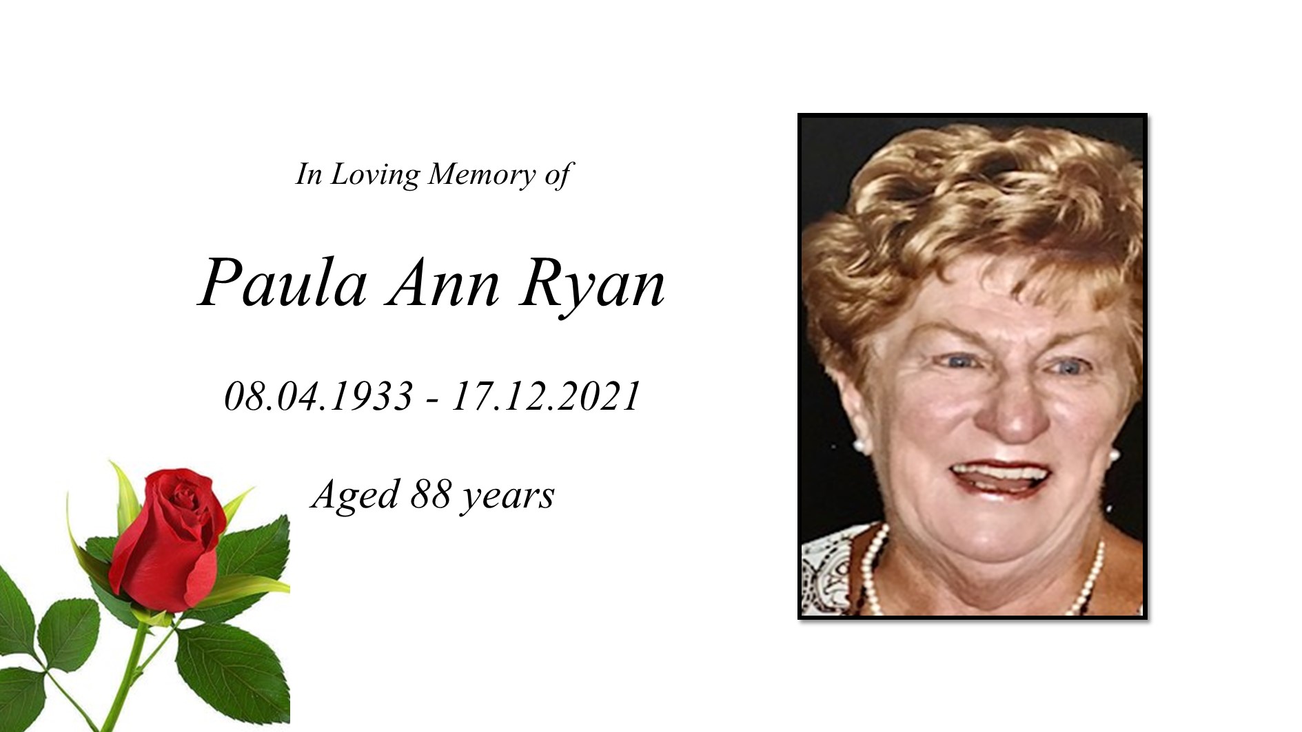 Paula Ann Ryan