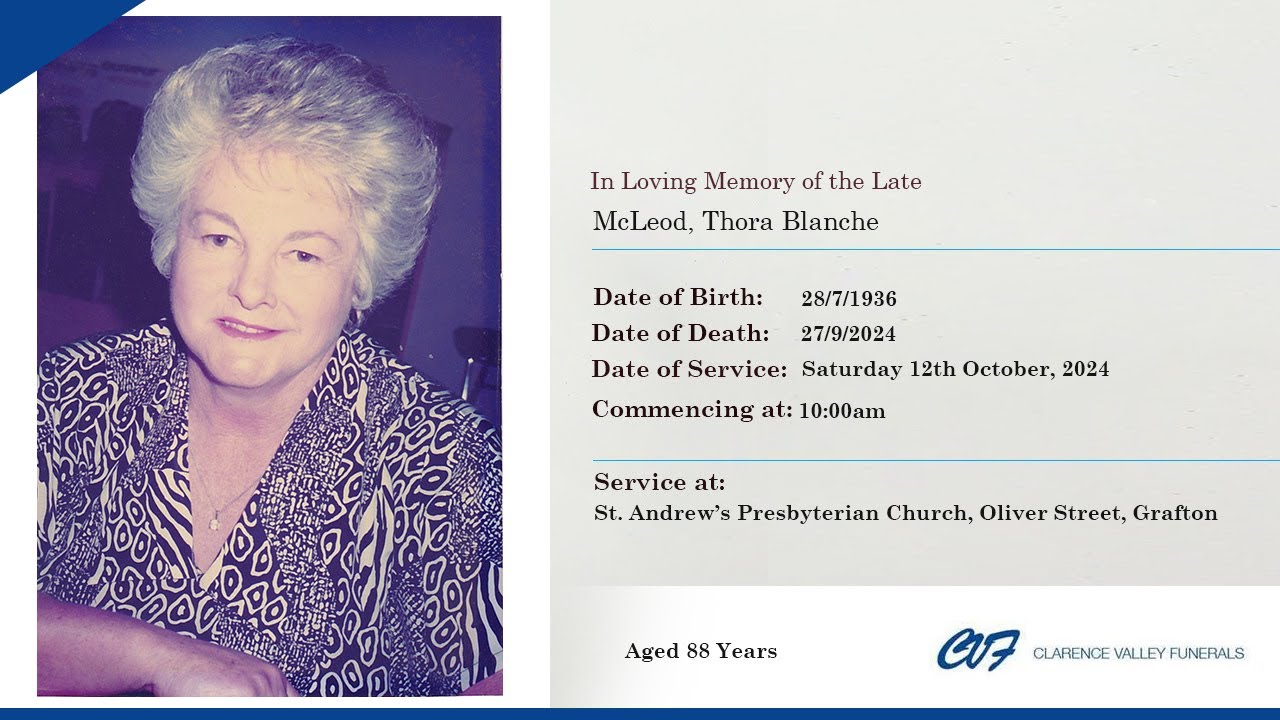 McLeod, Thora Blanche