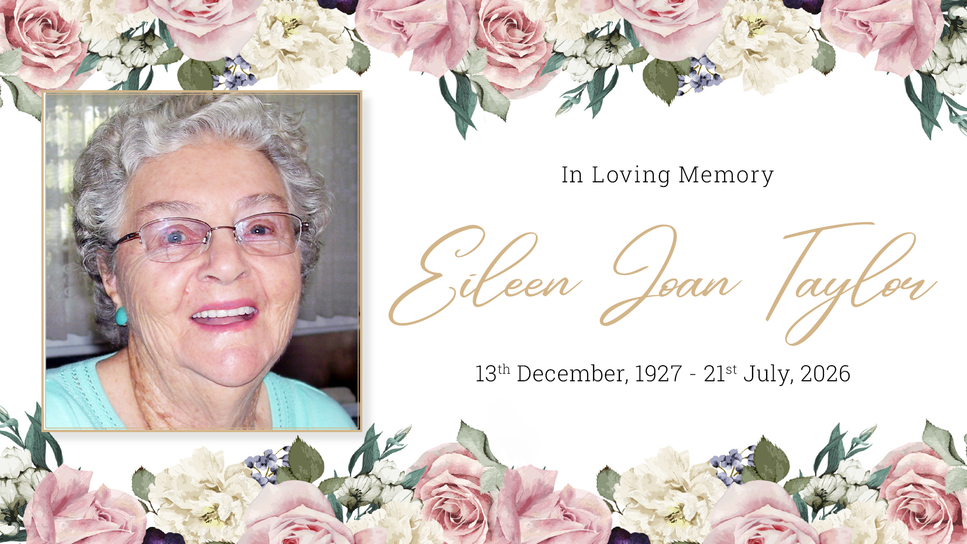 Eileen Joan Taylor